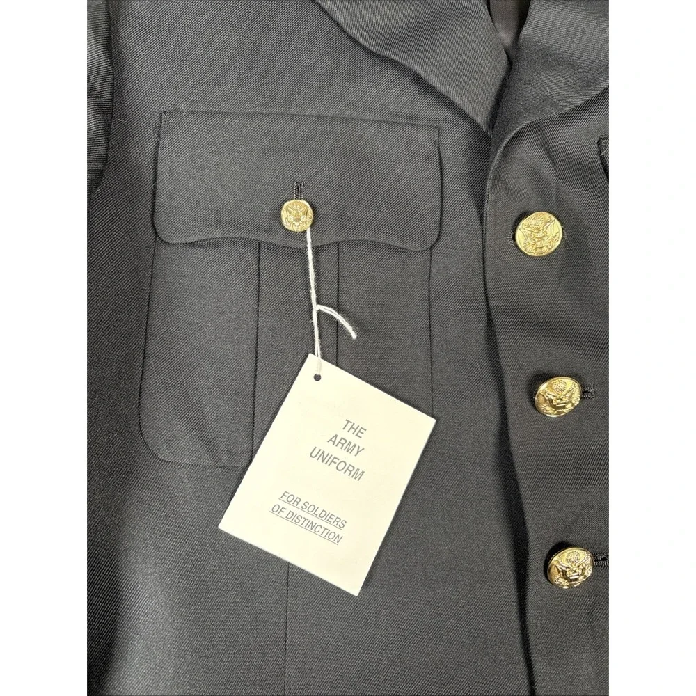 40XL Army Service Uniform ASU Dress Blue Enlisted Man Jacket Coat NWT